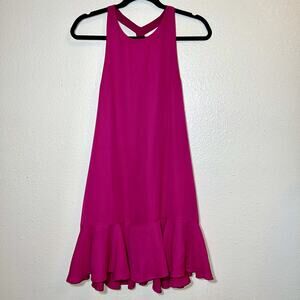 Lucca Couture Pink Shift High Neck Racerback Dress
